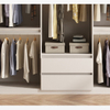 Dormitorio crema para el hogar viento de madera maciza armario de madera maciza 